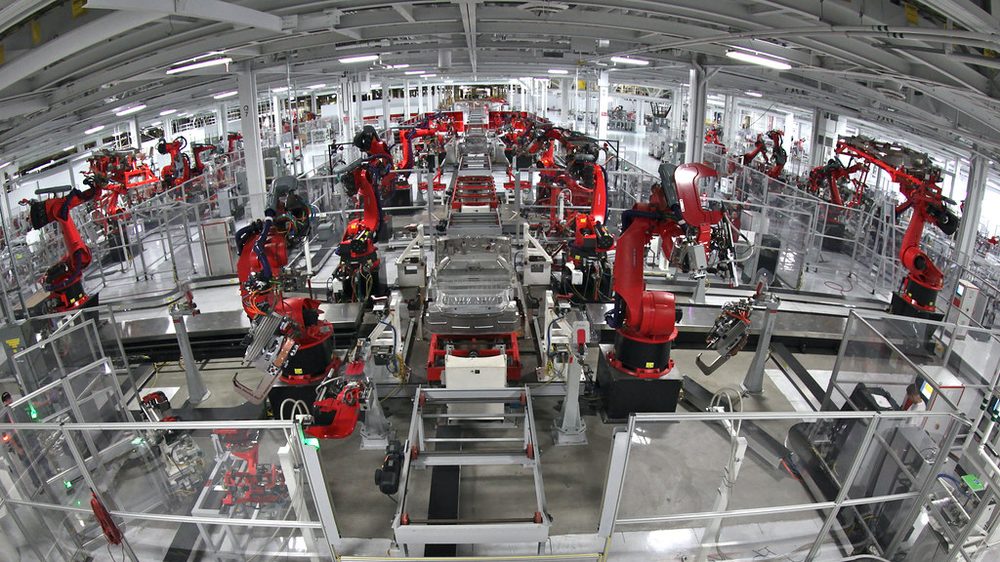 Factory assembly line